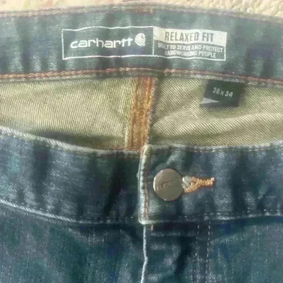 Carhartt Relaxed Fit Mens Jeans Size 38x34 - Picture 3 of 7